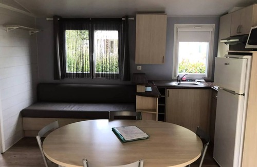 Pont-Scorff House | Camping Entre Terre et Mer * - Eco mobile home (3 bedrooms) 6 people