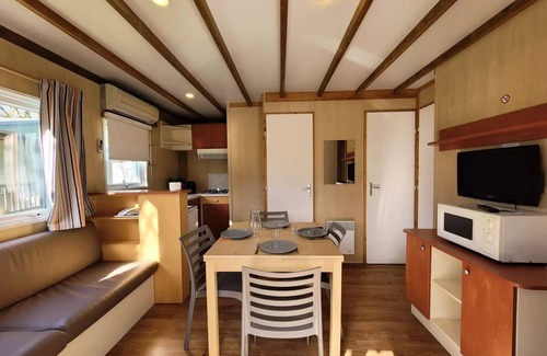 Coulon Ski Chalet | Camping La Venise Verte * - COMFORT chalet 36 m² (2 bedrooms) including covered terrace + TV for 5 people