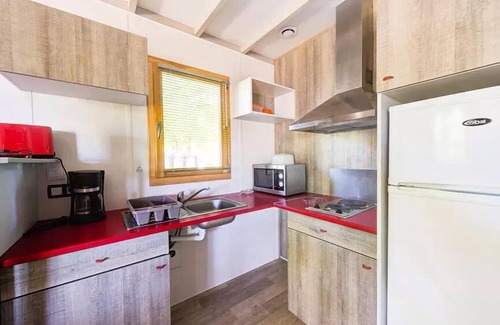 Coulon Ski Chalet | Camping La Venise Verte * - Chalet CONFORT 50m² (2 bedrooms) including covered terrace + TV (also PMR) 4 people