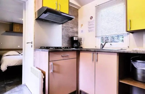 Orgon House | Camping maeva Respire La Vallée Heureuse * - Cozy Mobile Home 3 Rooms 4 People Air Conditioned