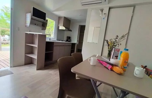 Saint-Ambroix House | Campsite Beau Rivage * - Mobile home - 2 Bedrooms - All comfort air conditioning 4 people