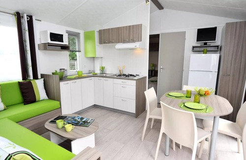 Les Sables d'Olonne House | Campsite Le Bel Air * - Magical Mobile Home 4 Rooms 6/8 People + TV