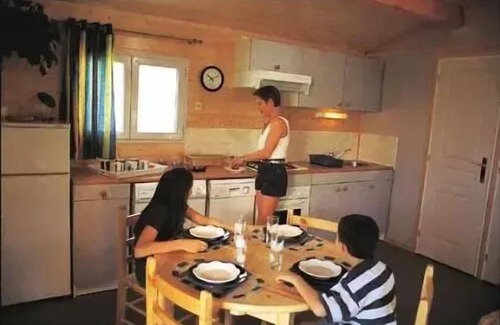 Chastanier Ski Chalet | Campsite Les sous bois du Lac * - Wooden Chalet Edelweiss 3 rooms 5/6 people