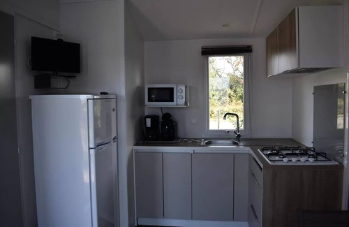 Le Grez House | Campsite Les Tournesols * - Mobil home Malaga 38m2 (30m2 + terrace of 8m2)- 3 bedrooms 6 people