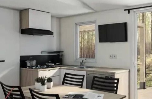 Saumane House | Campsite maeva Escapades du Château de l'Hom * - Privilege Cottage 4 Rooms 6/8 People Air-Conditioned + TV