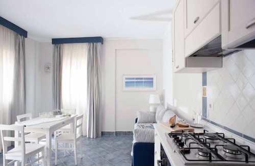 Villammare Apartment | Cannicelle Apartment with sea view located inside the Residence le Ruve Bianche with swimming pool and private beach