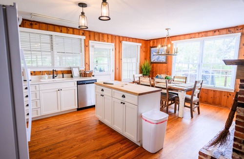 St. Simons Island House | Captain's Boathouse- Kayaks, Private Dock, Views!