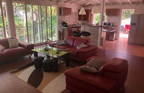 Saint-Francois House | Caribbean Oasis, Ocean view, large private pool, tropical garden, & min to beach