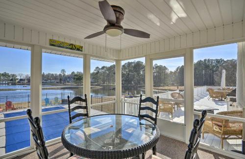 Olivia House | Carolina Lakes Family Home with Pool, Kayaks and Dock!