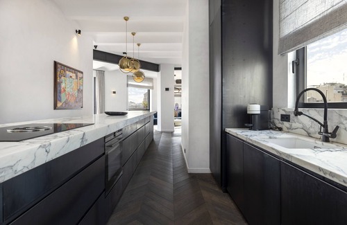 el Camp d'en Grassot i Gracia Nova Apartment | Casa Hercules by Luxe Haus - Penthouse Eixample With View of La Sagrada Familia