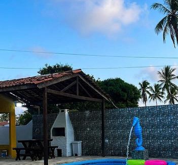 Gamela House | Casa na Praia de Guadalupe,Barra de Sirinhaém, Ilha Santo Aleixo, Pernambuco