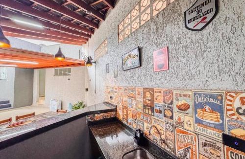 Ourinhos House | Casa no Jd Oriental, ar condicionado e vaga