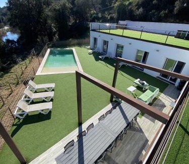 Rio d'Oro Villa | Casa Rio de Oro con piscina con playa y barbacoa