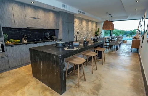 Salina Grande Apartment | Casa Serena: Oasis in front of the Caribbean with Pool and Terrace