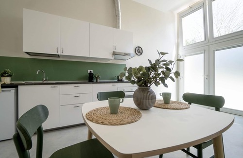 Castel San Pietro Terme Apartment | CASADELFALEGNAME-NOCE-Loft with bathroom-kitchen,4 beds