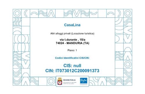 Manduria Apartment | CasaLina Apartment