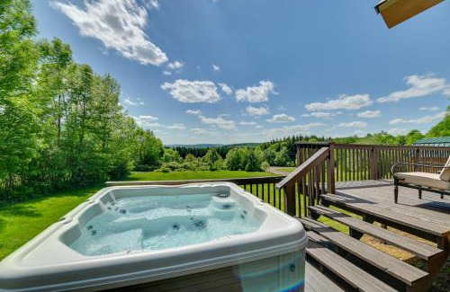 Hobart House | Catskills Cabin Rental with Hot Tub and Amazing Views!