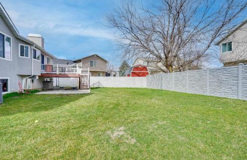 Centerville House | Centerville Family Home with Yard Less Than 6 Mi to Lagoon!