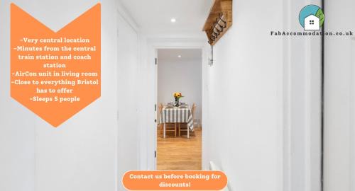 Redcliffe Apartment | Central Apt-2Bed 2Bath-AC unit-By FabAccommodation