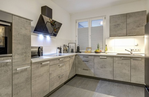 Mainz-Bingen Apartment | Central design apartment near the shore - 105 sqm - Parking - Kitchen - Netflix