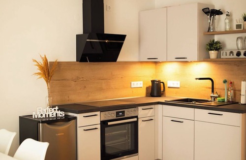 Huenfeld Apartment | Centrally located vacation apartment by the park with terrace