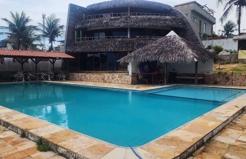 Canoa Quebrada House | Chácara Atlântica - Swimming pool and sea view, in the center of Canoa Quebrada