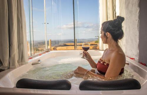 Serra de Sao Bento Ski Chalet | Chalé Formoso - Chalé Romântico com Hidromassagem