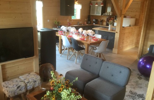 Morbier Ski Chalet | Chalet 4 * new Jura Morbier les Gentianes