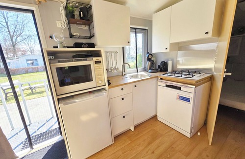 Marienberg Ski Chalet | Chalet 5 Campingplatz de Pallegarste Marienberg Holland bis zu 6 Personen