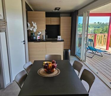 Hasparren Ski Chalet | Chalet avec piscine, climatisation & vue de 2 à 6 personnes - Hasparren - Pays Basque - Chalet Ibaia