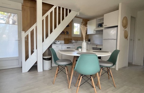 Le Porge House | Chalet Colibri, naturist facility La Jenny, Atlantic coast