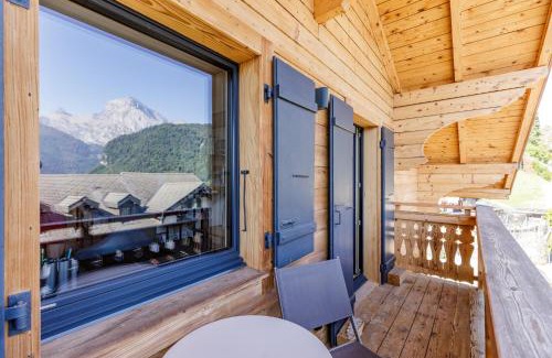 Les Posses-sur-Bex Apartment | Chalet L'Adret, 3,5 pièces dans les combles.
