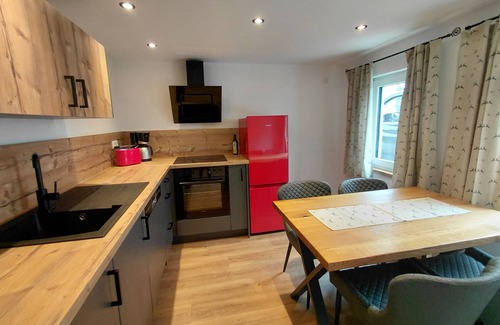Breitenguessbach Ski Chalet | Chalet 'Milena' with Shared Terrace, Shared Garden and Wi-Fi