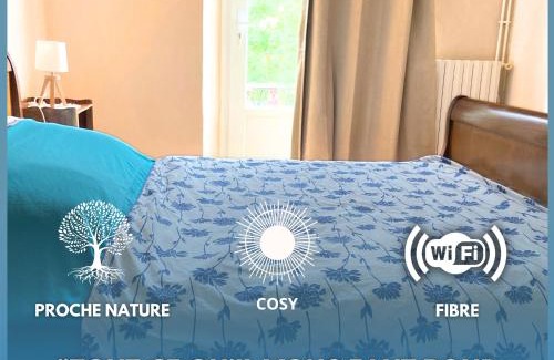 Fougax-et-Barrineuf House | Chambre double cosy - Gîte de la Louve