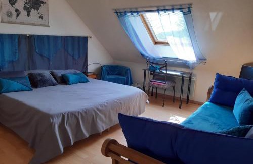 Auffreville-Brasseuil Bed & Breakfast | Chambres d'hôtes Les Hauts de la Vaucouleurs suite Blanche Colombe