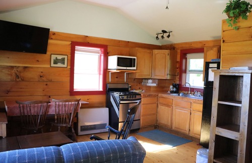 Green Mountains Cabin | Charming 1-bedroom Tiny house in Eden Mills. Spectacular views, private setting.