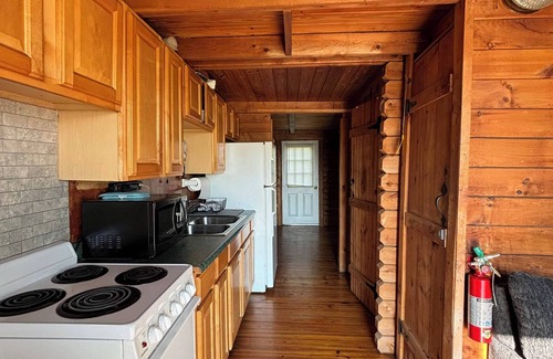 Plattsburgh Cabin | Charming 1 bedroom rustic cabin with WiFi, AC at Plattsburgh RV Park