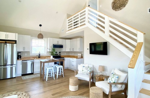Avon Cottage | Charming 2-bedroom, BRAND NEW custom home, linens provided, steps to the beach!