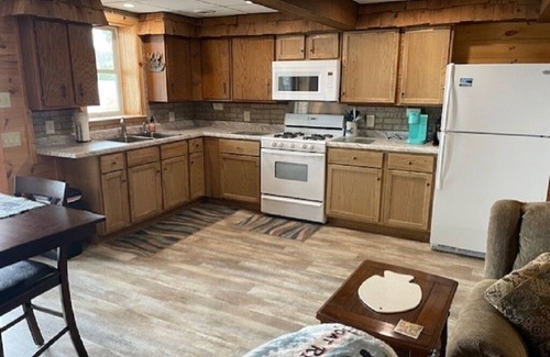 Arbor Vitae Cabin | Charming 2-bedroom cabin 30 feet from the shores of Mid Lake on Minocqua Chain