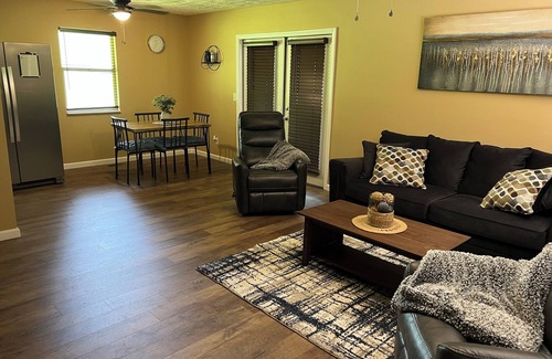 Raceland House | Charming 2-bedroom house located in beautiful wooded setting!
