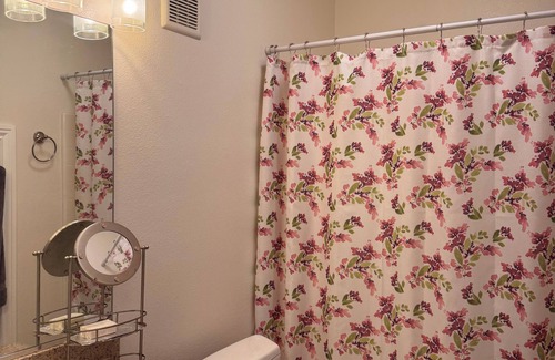 Cypress House | Charming bedroom with private bathroom in Cypress, California with AC, Internet