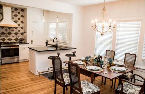 Syracuse House | Charming Bungalow with Porch, Yard and Fireplace