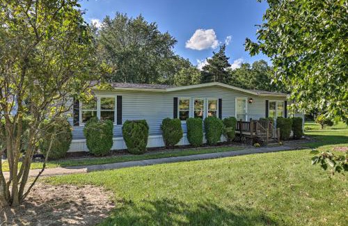 Burdett House | Charming Burdett Home with Grill, Gazebo and Yard