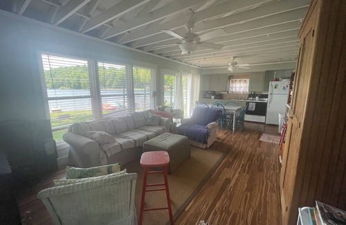 Delton Cabin | Charming cabin with AC in Delton - perfect for a getaway