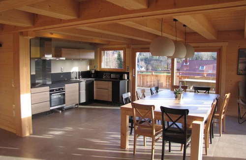 Foncine-le-Haut Ski Chalet | Charming chalet "les Eterles" 4 épis gite de france overlooking the valley