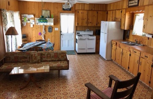Westmore Cabin | Charming cottage on Lake Willoughby w/sun porch, private deck and dock.