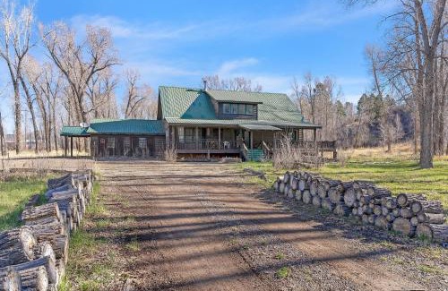 Chama House | Charming Country 4BR Retreat with Riverfront Views cabin