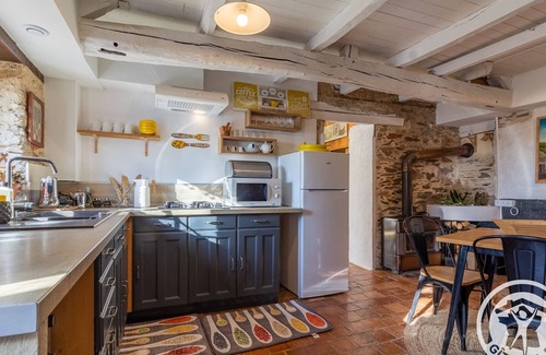 Ombree d'Anjo Cottage | Charming Country Cottage with Terrace, Wood Stove, and Nearby Outdoor Activities