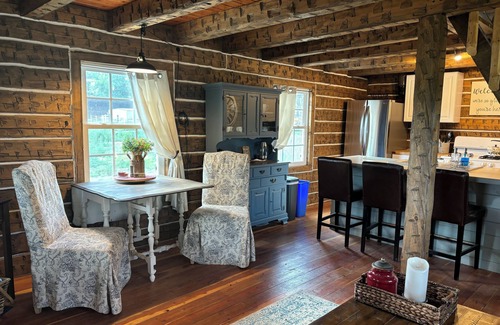 Canon City Cabin | Charming Creekside Cabin next to 4 Mile Creek with mountain views. Dog friendly!