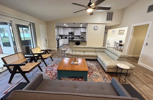 Odessa House | Charming lakefront 4-bedroom house, sleeps 10 adults. Come and Relax